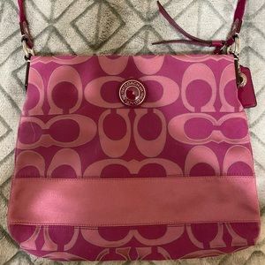 Purple Coach Purse